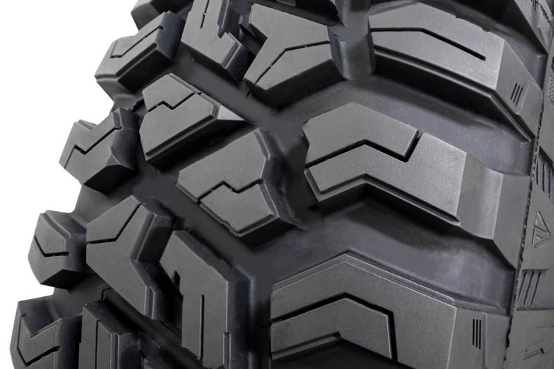 OBOR Tires Tricera UTV tires front section tread pattern.